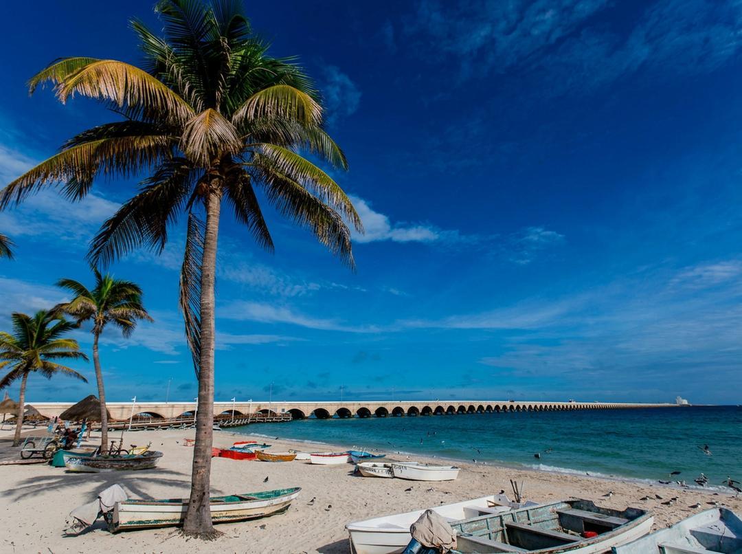 Puente y muelle de Progreso
