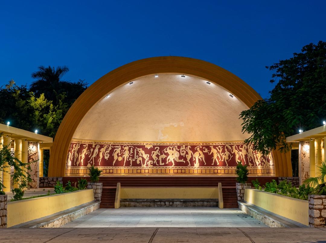 Entrada al Parque de las Américas en Mérida